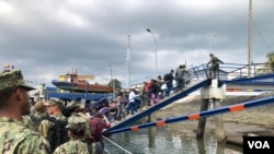 Ecuador: Pacientes regresan a puerto tras ser atendidos en USNS Comfort 