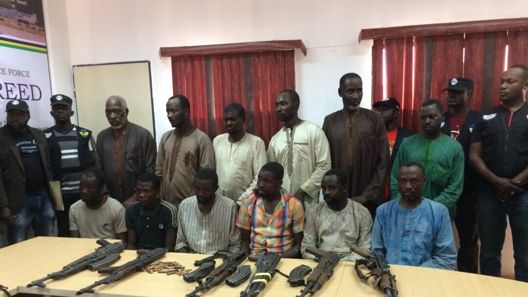 Wadansu 'yan bindiga da aka kama a Zamfara