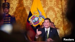 라파엘 코레아 에콰도르 대통령. (자료사진)