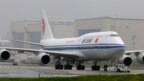 美国波音公司即将向中国国航交货的一架波音747飞机。（资料照片）