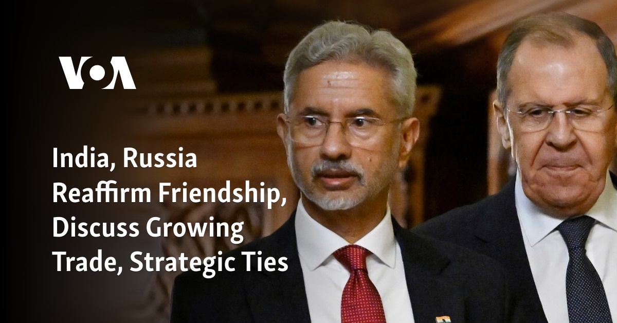 India, Russia Reaffirm Friendship, Discuss Growing Trade, Strategic Ties