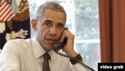 In a video, humorist Luis Silva, playing the elderly character Panfilo, calls Washington to find out the weather forecast for Tuesday's baseball game between the Cuban national team and the U.S. professional team Tampa Bay Rays and speaks to U.S. President Barack Obama.