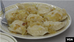 Pierogis on a Plate