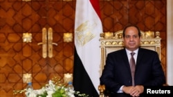 FILE - Egypt's President Abdel Fattah al-Sisi attends a ceremony at the El-Thadiya presidential palace in Cairo.