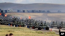 지난 2018년 3월 시베리아 동부에서 러시아가 주관하는 '보스토크' 합동군사훈련이 열렸다.