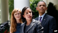 Perezida Barack Obama, Susan Rice na Samantha Power