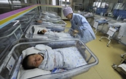 中國醫院嬰兒房(資料照片)