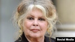 FILE - Former French actress Brigitte Bardot is seen in this updated photo.