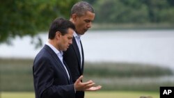 Энрике Пенья Ньето и Барак Обама