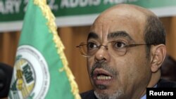 Waziri Mkuu wa Ethiopia Meles Zenawi katika picha mjini Addis Ababa, January 27, 2012. 
