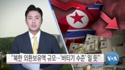 [VOA 뉴스] “북한 외환보유액 규모…‘버티기 수준’ 일 듯”