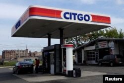 FILE - A Citgo gas station is pictured in Kearny, New Jersey, US.