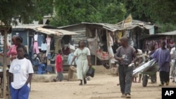 Liberian refugees at the Buduburam Camp in Ghana