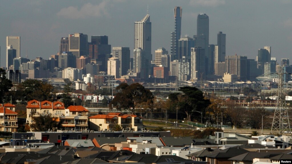 FILE - The Melbourne, Australia, skyline is seen June 2, 2010. 