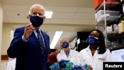 U.S. President Joe Biden at the NIH 