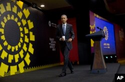 Predsednik Barak Obama na konferenciji za novinare tokom Azijsko-pacifičkog ekonomskog forima(APEC)u Limi, Peru, 20. novembra 2016.