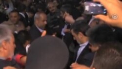 Shoe Attack on Iran's Ahmadinejad in Egypt