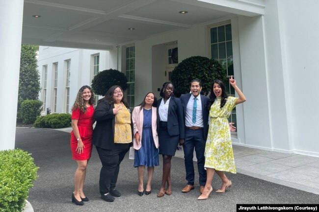 Jirayuth Latthivongskorn and 5 other DACA recipients met with President Joe Biden on May 14, 2021.