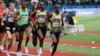 U.S. Army soldier-athletes Shadrack Kipchirchir and Paul Chelimo competing in the 5,000-meters at the 2016 U.S. Olympic Track and Field Team Trials on July 9. Spc. Chelimo punched his ticket to the Rio Olympics in this race.