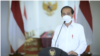 Presiden Jokowi di Istana Kepresidenan, Bogor, Minggu, 28 Maret 2021, mengajak masyarakat untuk memerangi terorisme. (Foto: Courtesy/Biro Setpres)