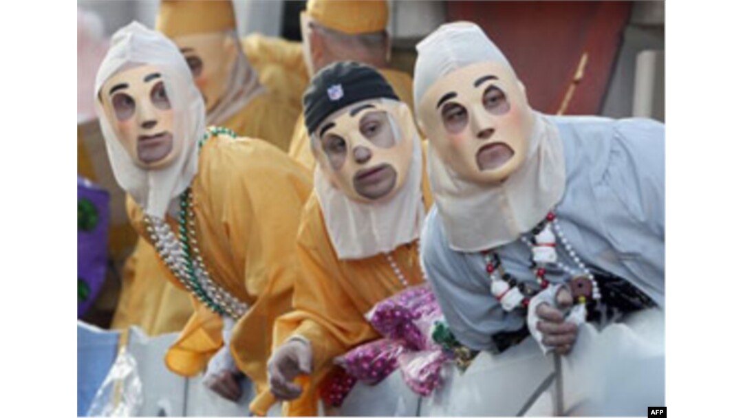 Mardi Gra festivaliga oz qoldi