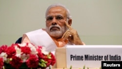 FILE - India's Prime Minister Narendra Modi attends an event in New Delhi, Feb. 17, 2015. 
