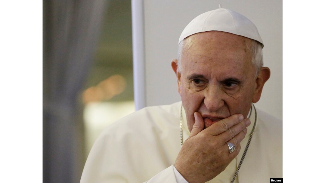 FILE - Pope Francis has said he believes humanity primarily is responsible for climate change.
