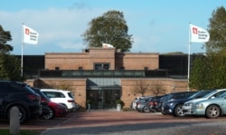 Kantor Pusat Dan-Bunkering di Middelfart, Denmark, 22 Oktober 2021. (Claus Fisker/Ritzau Scanpix via REUTERS)