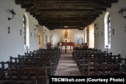 Catholic Mass is still celebrated at Mission Espada and the other three missions in the National Historical Park.