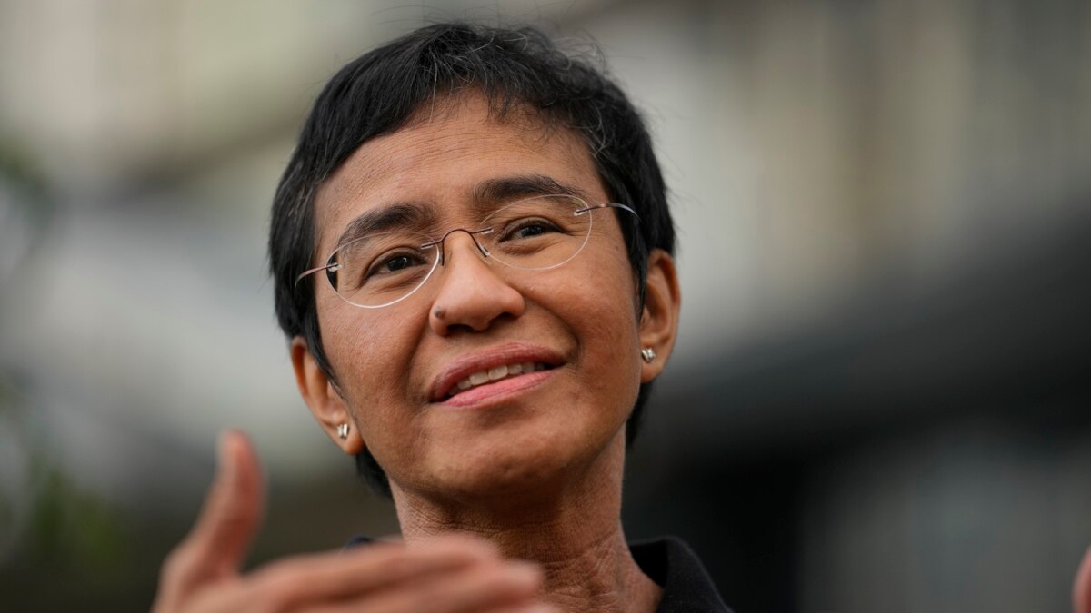 Presiden Filipina Beri Selamat Maria Ressa, Peraih Nobel Perdamaian