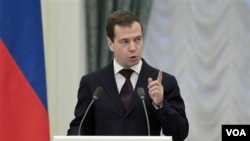 Presiden Rusia Dmitry Medvedev