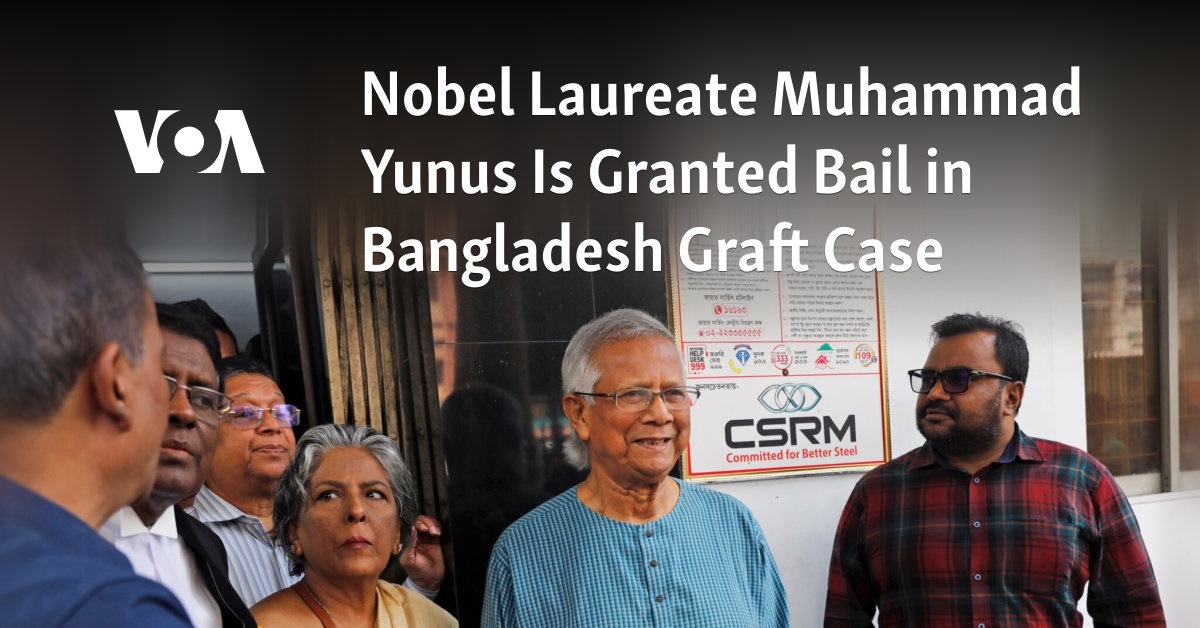 Nobel Laureate Muhammad Yunus Granted Bail In Bangladesh Graft Case