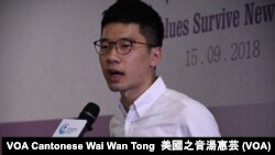 香港前立法會議員羅冠聰 (攝影：美國之音湯惠芸)