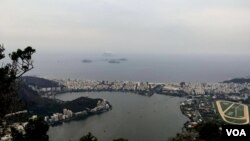 Vista da cidade "maravilhosa" a partir do Cristo Redentor