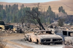 Пожежі нанесли значну шкоду містечку Мелдін в штаті Вашингтон