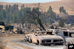 Пожежі нанесли значну шкоду містечку Мелдін в штаті Вашингтон