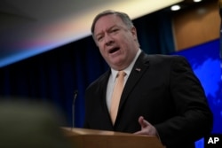 Secretary of State Mike Pompeo says, May 1, 2019, the United States is prepared to intervene militarily to stem the ongoing unrest in Venezuela.