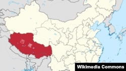 西藏地理位置图