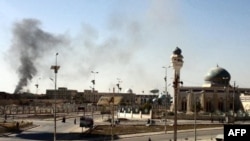 Poprište napada na policijske objekte u Ramadiju u Iraku, 15. januar, 2012.