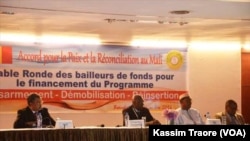 Une réunion du DDR à Bamako, au Mali, le 11 décembre 2016. (VOA/Kassim Traore)