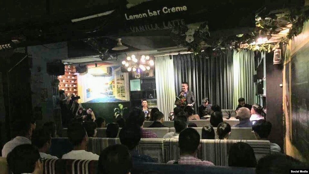 Đêm nhạc 'Sài Gòn Kỷ niệm' 15/8/2018 trước khi bị an ninh bố ráp. Facebook Dương Đại Triều Lâm.