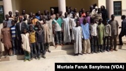 Mutanen da wasu 'yanbindiga suka sace a jihar Zamfara makon jiya