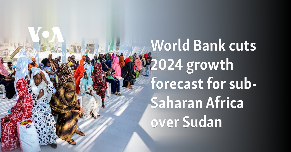 World Bank cuts 2024 growth forecast for sub-Saharan Africa over Sudan 