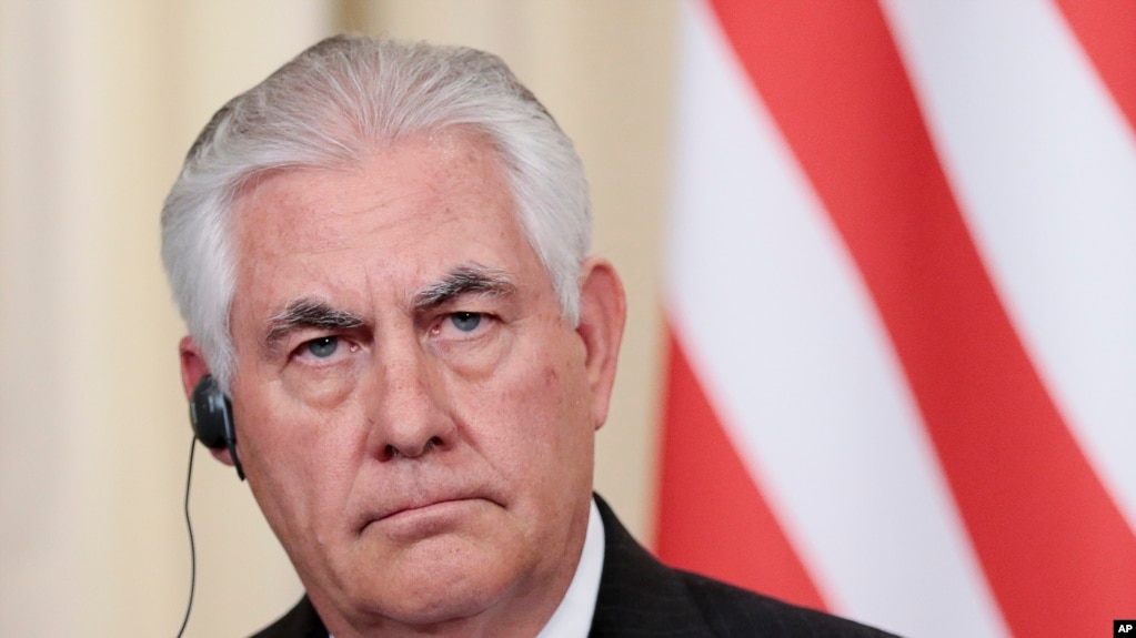 Ngoại trưởng Mỹ Rex Tillerson 