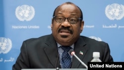 Anatolio Ndong Mba, balozi wa Equatorial Guinea katika U.N na mkuu wa kundi la mataifa 54 ya Afrika