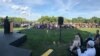 Sen. Al Franken speaks during an Aug. 8, 2017, solidarity event at the Al Farooq Youth & Family Center in Bloomington, MN, which was fire-bombed days earlier.