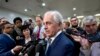 Sen. Bob Corker, R-Tenn., speaks to reporters at the Capitol in Washington, Dec. 4, 2018. 