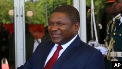 Le président mozambicain Filipe Nyusi à Maputo, Mozambique, 24 janvier 2017.