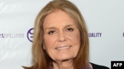 FILE - Gloria Steinem attends "A Night of Comedy with Jane Fonda: Fund for Women's Equality & the ERA Coalition" on Feb. 7, 2016 in New York City.