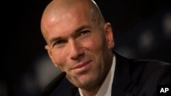 Zinedine Zidane, nouvel entraîneur du Real Madrid 